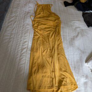 Vici Iridescent Yellow Dress